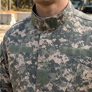 Authentic US Army FRACU Combat Uniform Coat Jacket ACU Digital Camo Medium Long